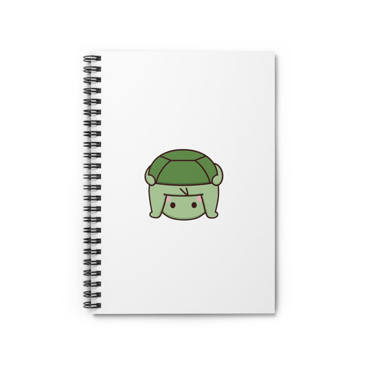 Upside-Down Turtle Spiral Notebook