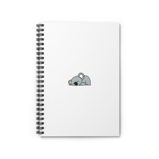 Sleeping Koala Spiral Notebook