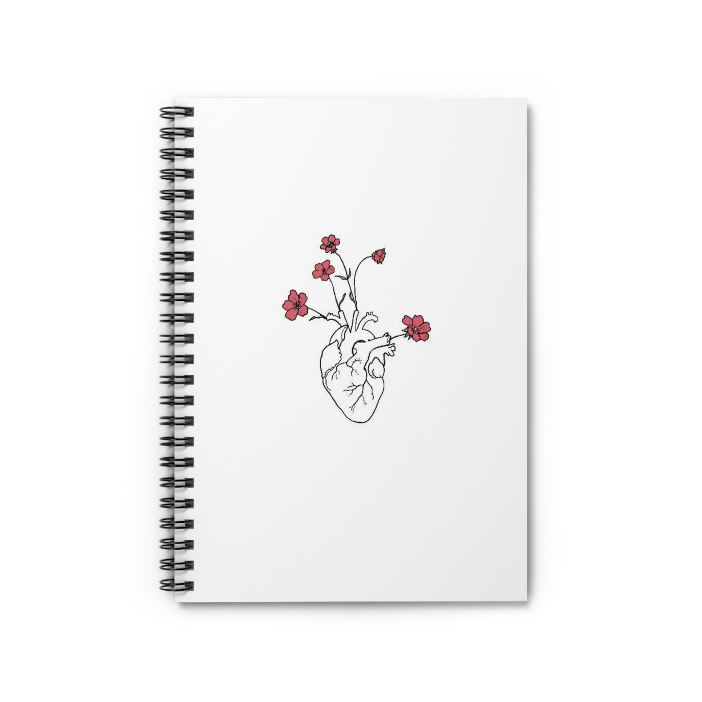 Heart in Bloom Spiral Notebook