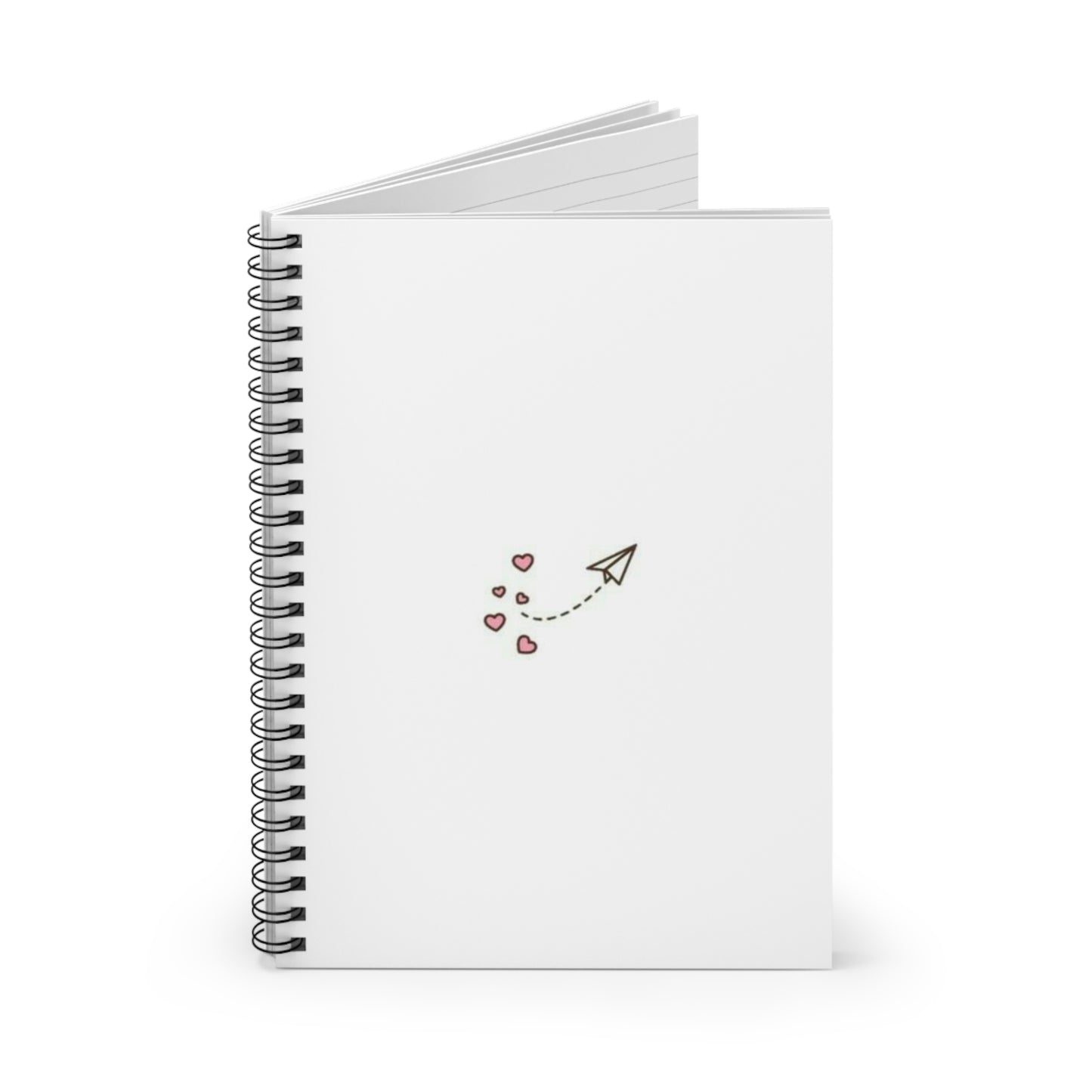 Paper Plane Spiral Notebook
