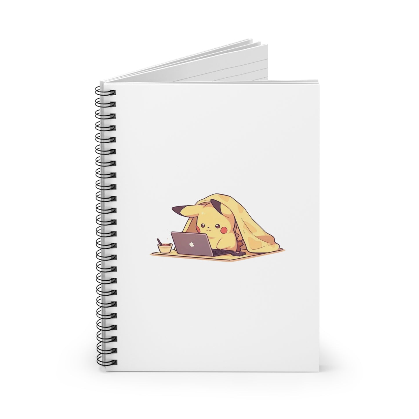 Coder Pikachu Spiral Notebook