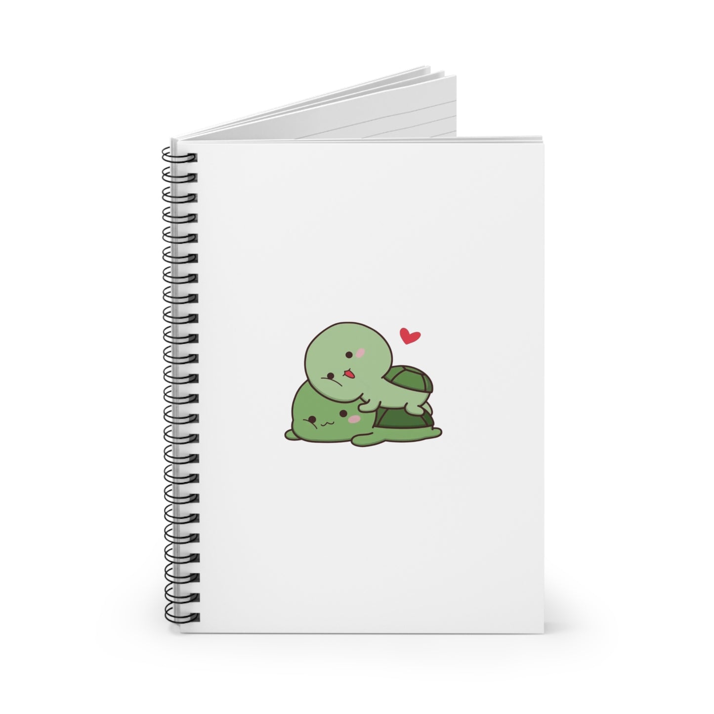 Cuddling Turtles Spiral Notebook