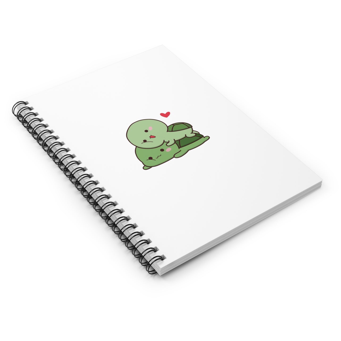 Cuddling Turtles Spiral Notebook