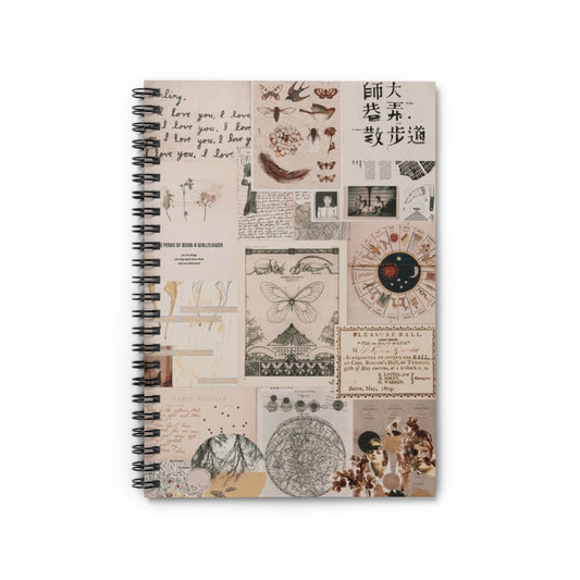 Aesthetic Vintage Spiral Notebook I