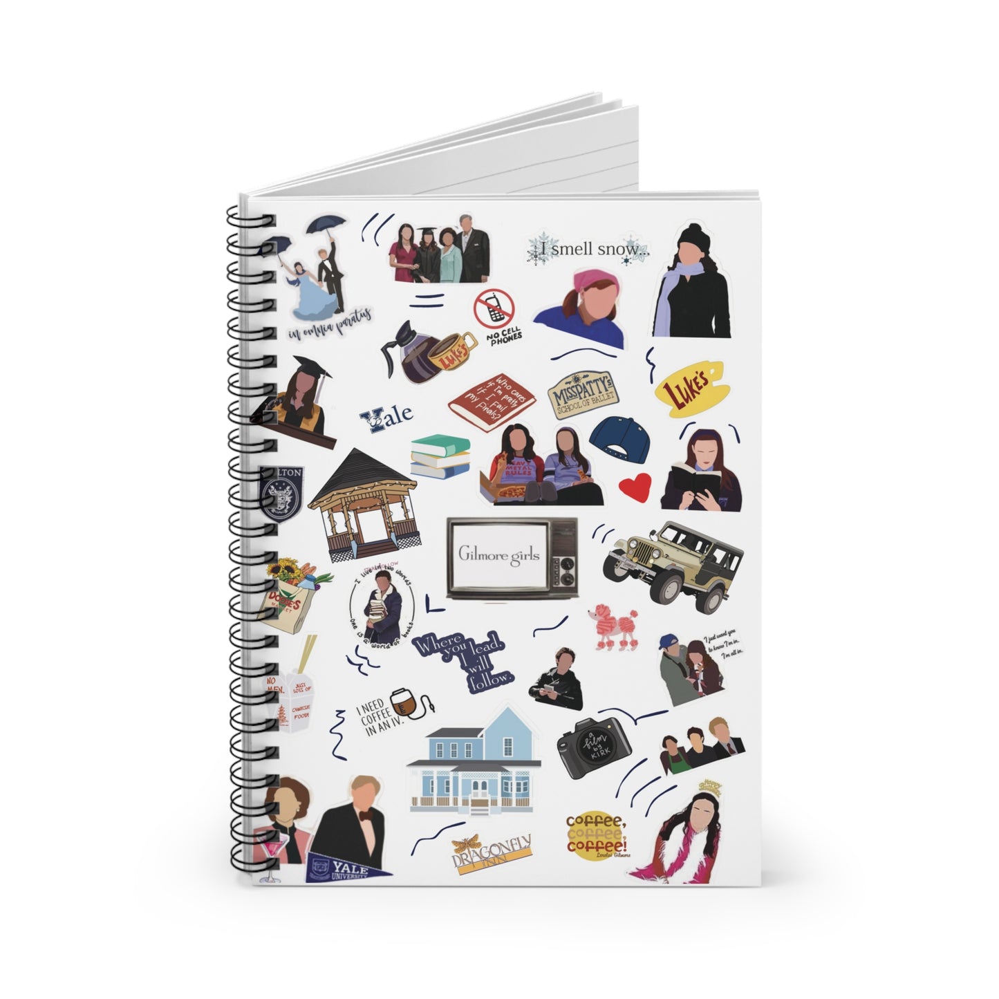 Gilmore Girls Spiral Notebook