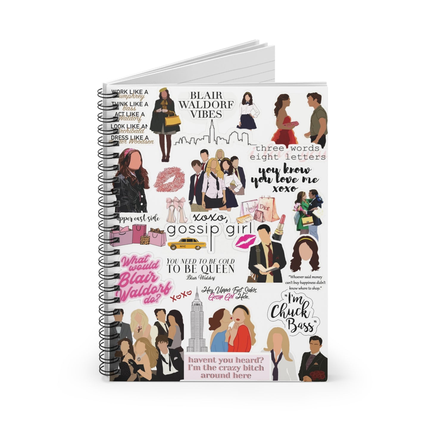 Gossip Girl Spiral Notebook
