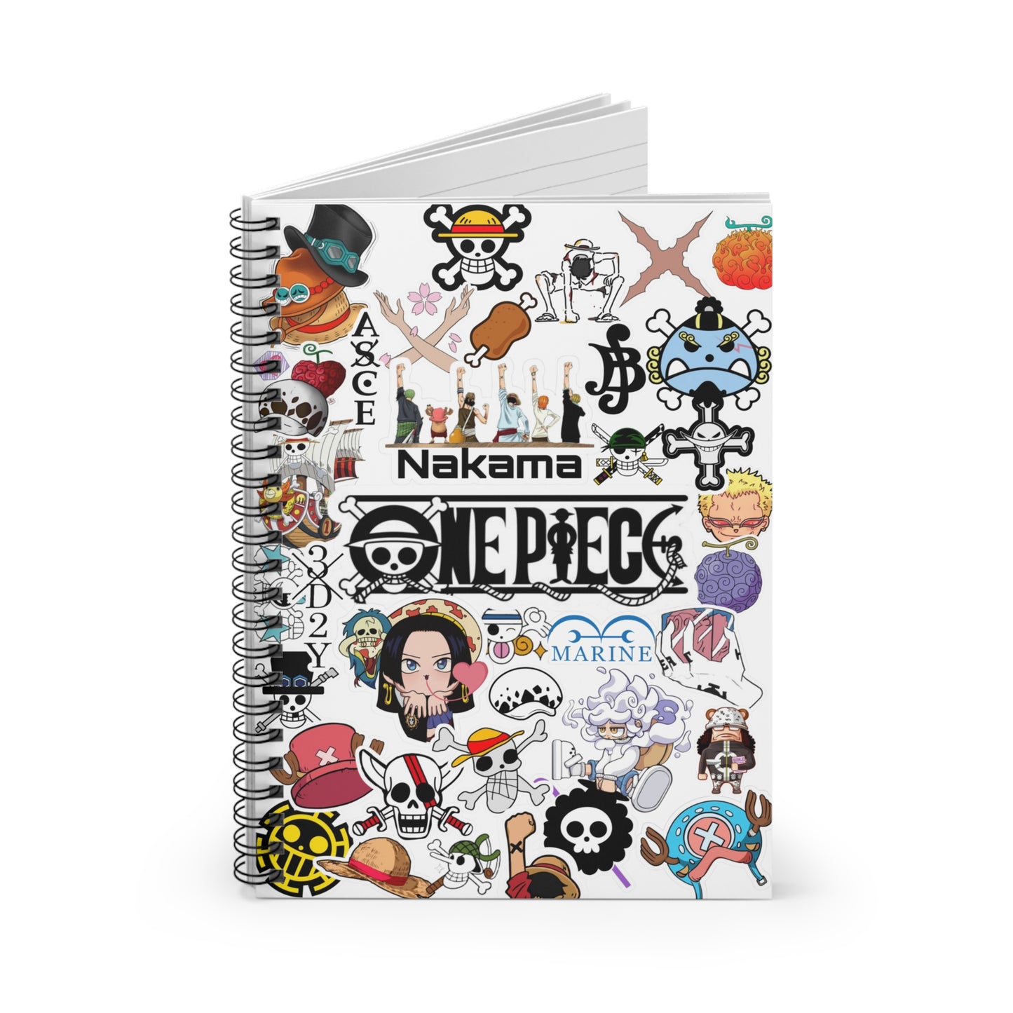 One Peice spiral Notebook
