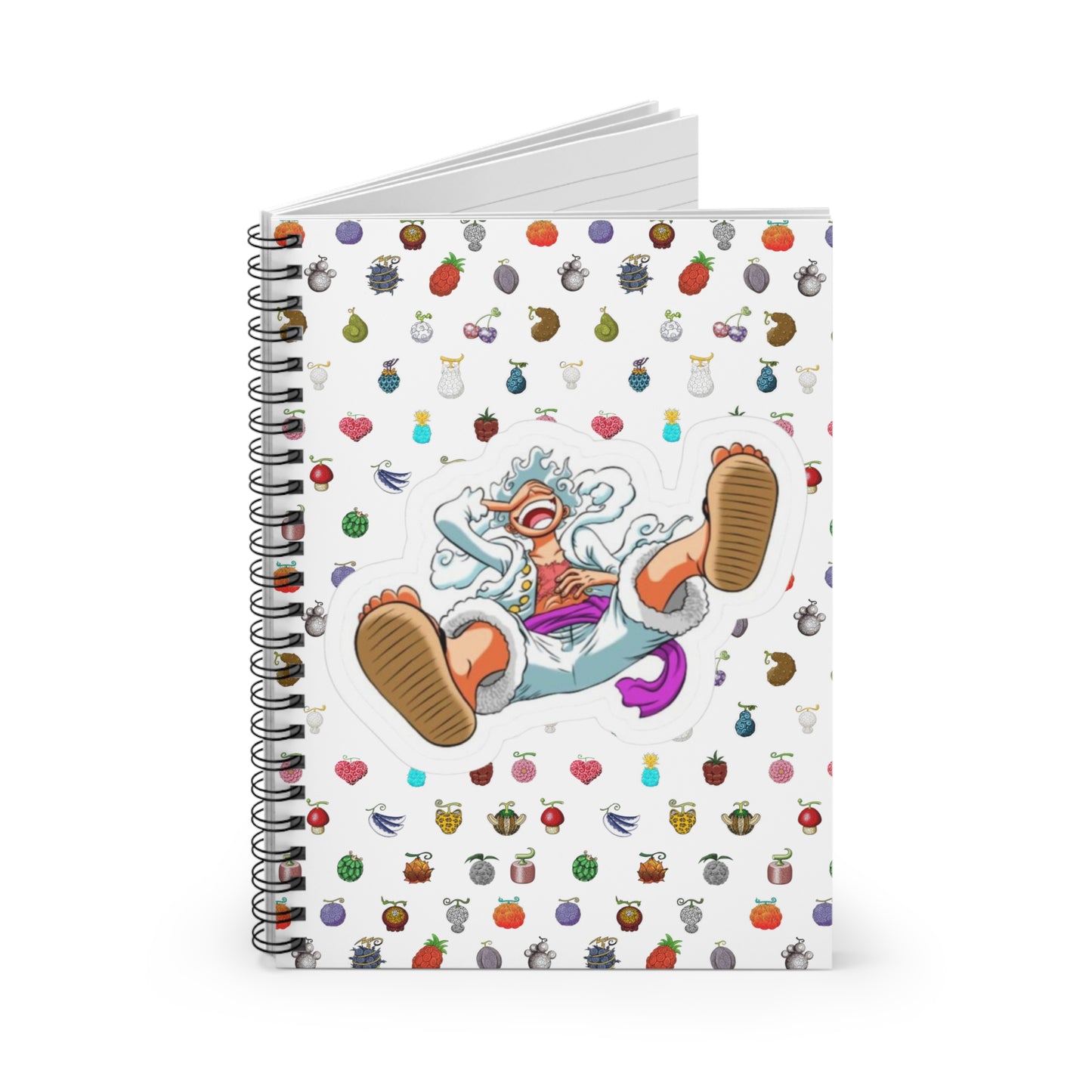 One Peice Gear 5 Spiral Notebook
