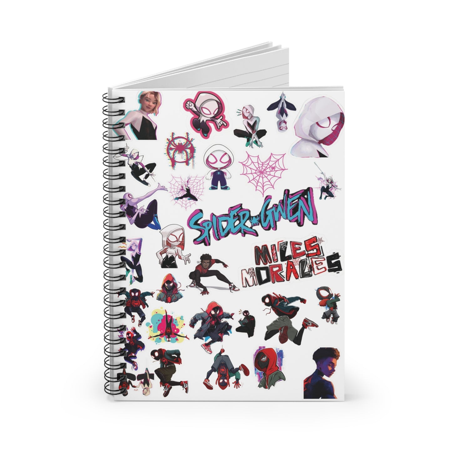 Spider Gwen X Miles Morals Spiral Notebook