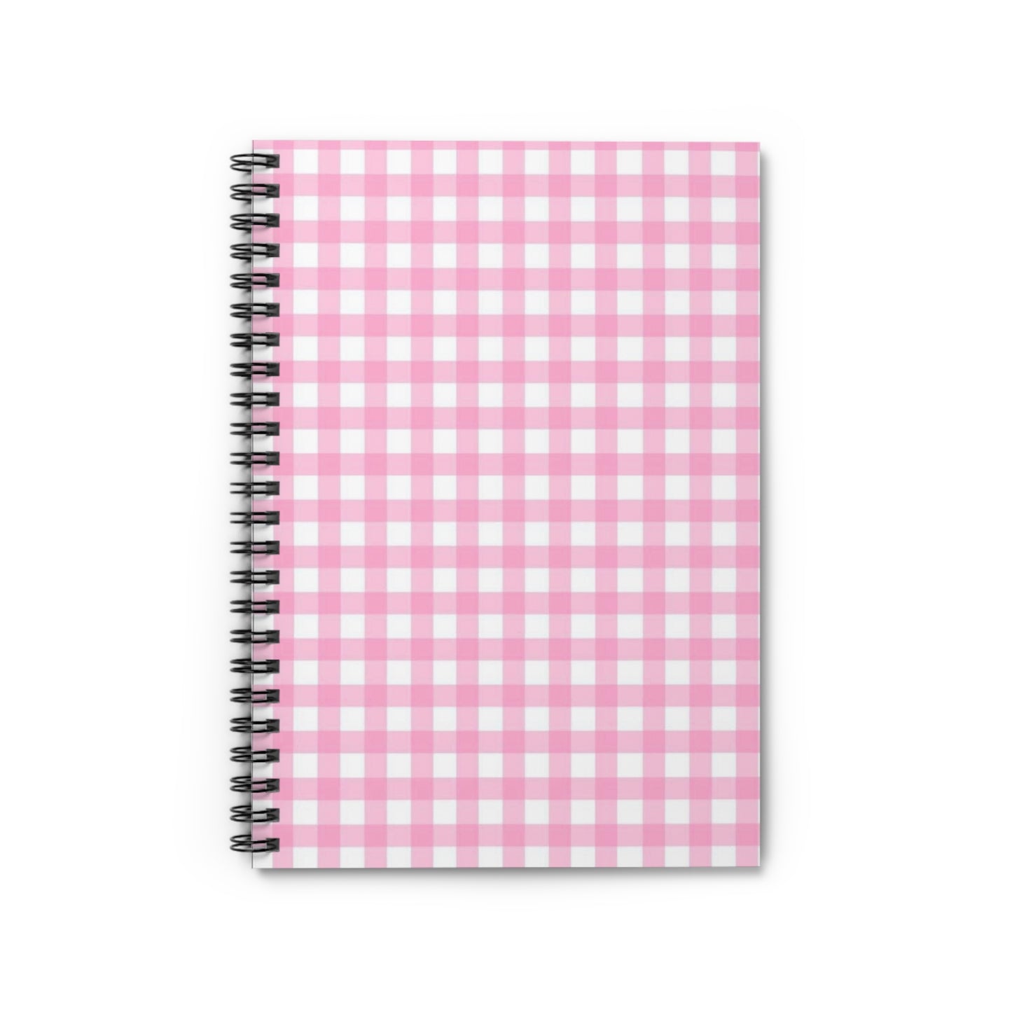 Aesthetic Gingham Spiral Notebook