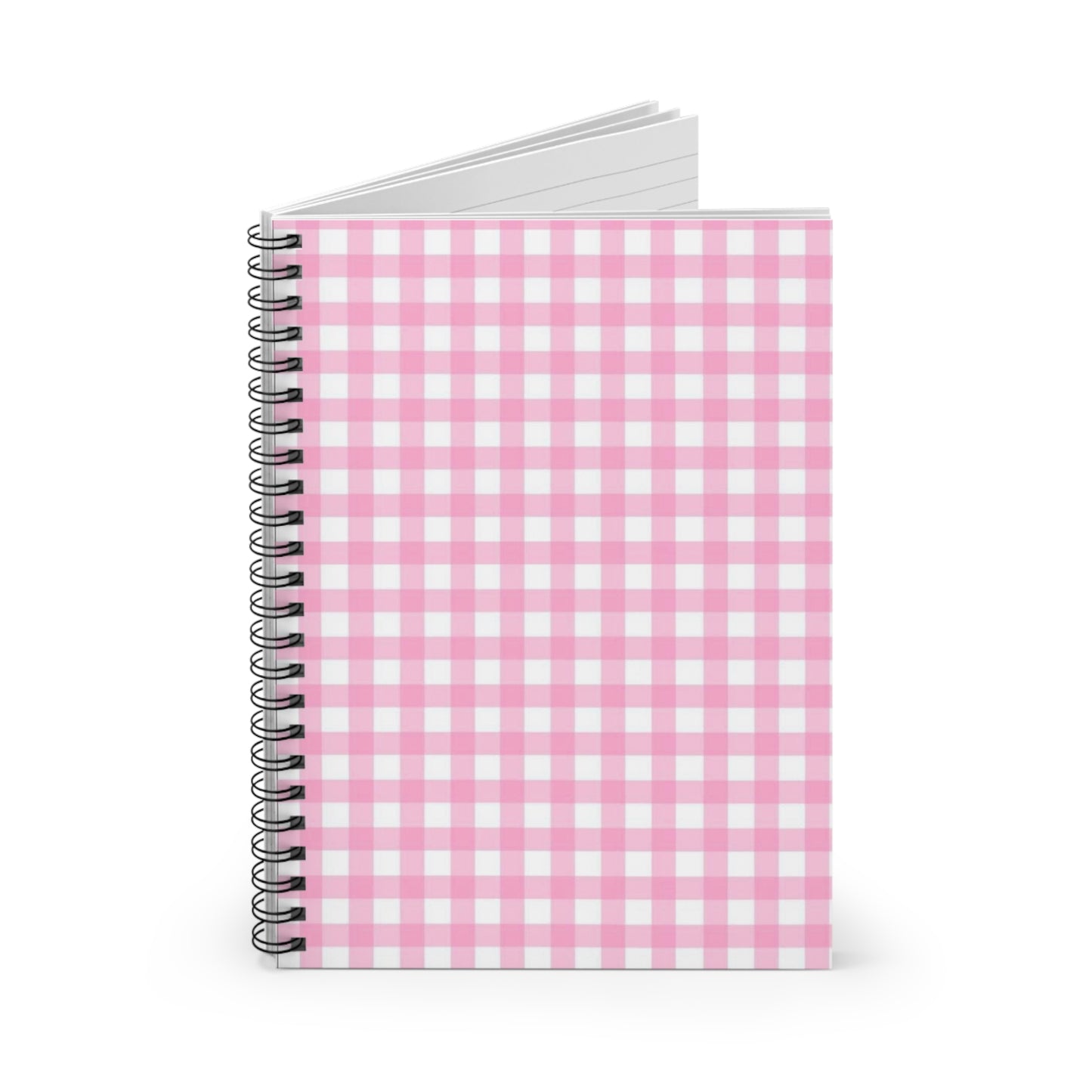 Aesthetic Gingham Spiral Notebook