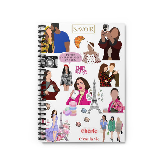 Emily In Paris Spiral Notebook