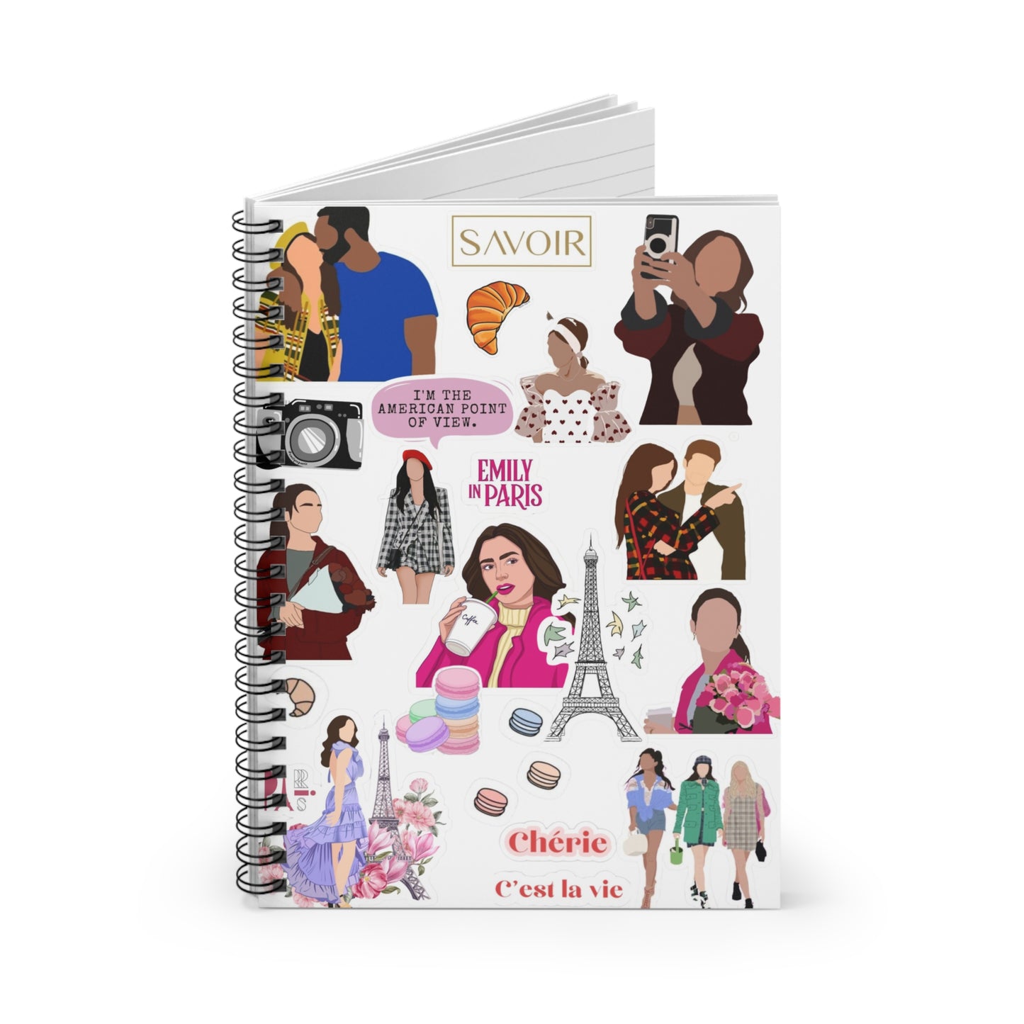 Emily In Paris Spiral Notebook