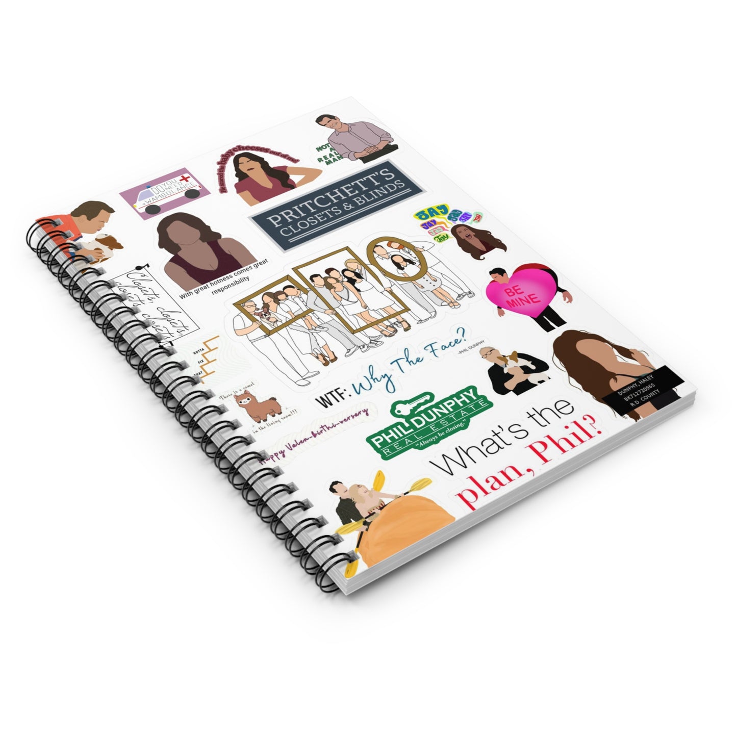 Modern Family Spiral Notebook