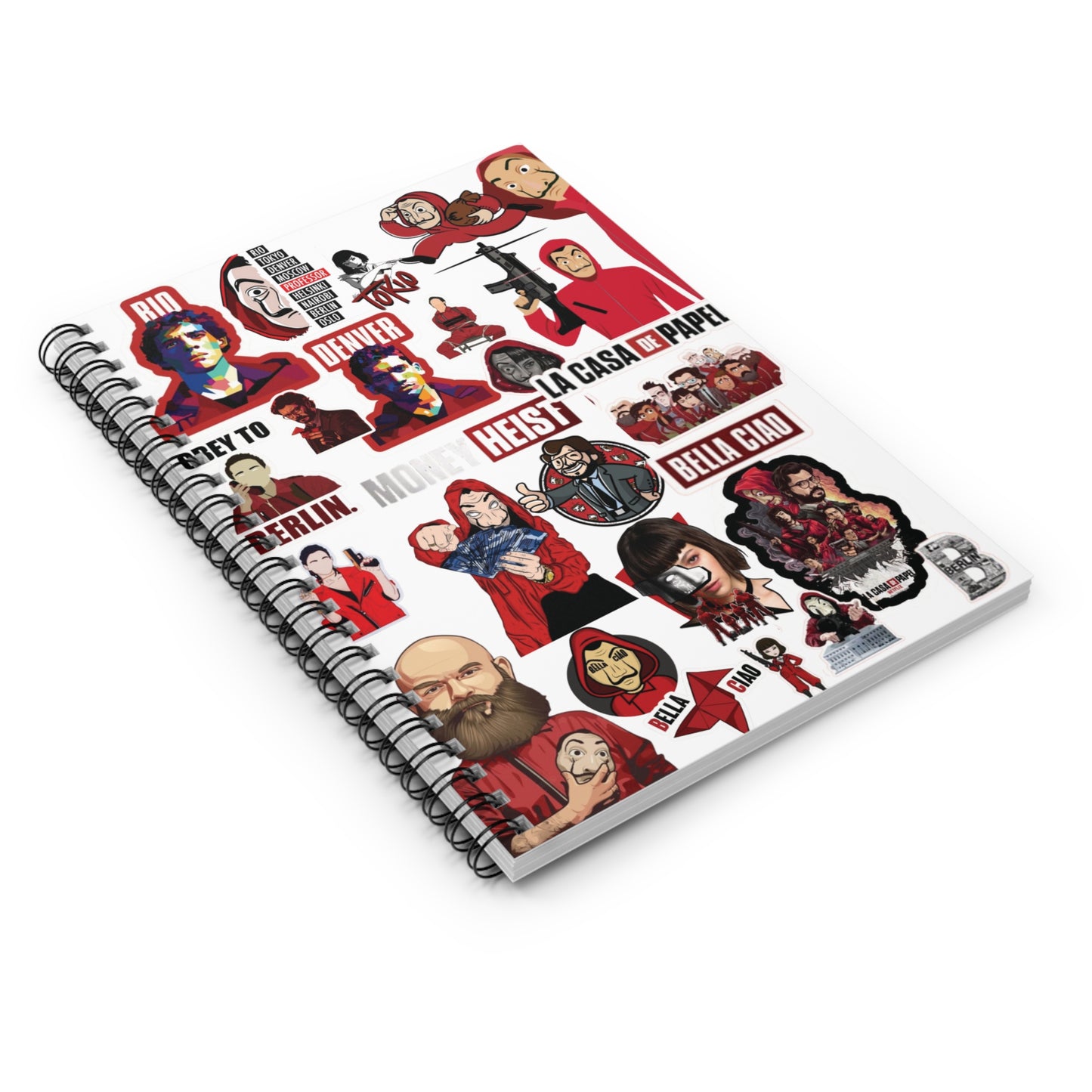 Money Heist Spiral Notebook