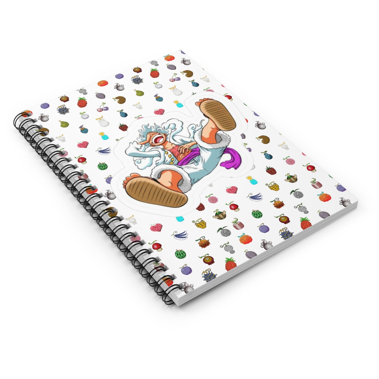 One Peice Gear 5 Spiral Notebook