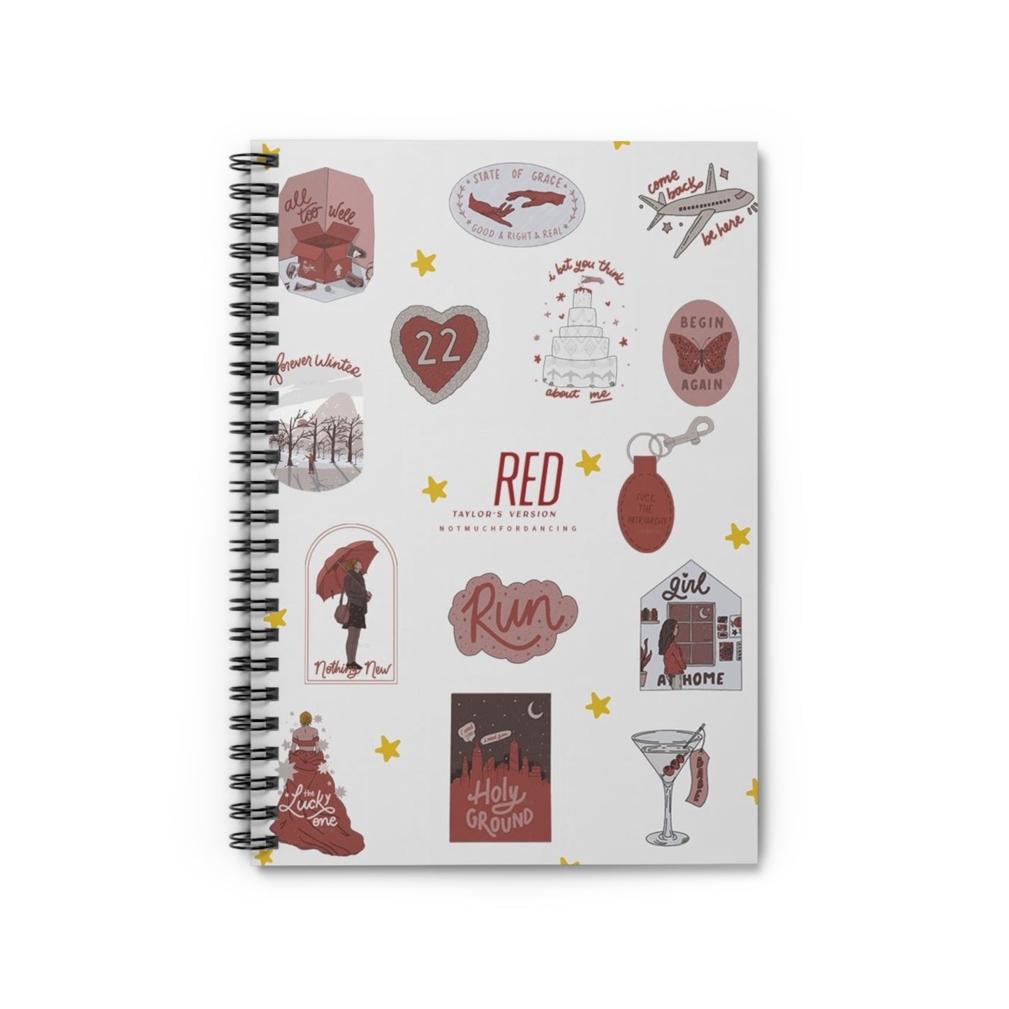 Taylor Swift Fandom Spiral Notebook
