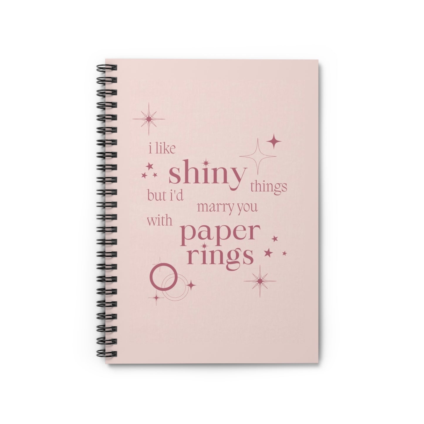 Taylor Swift Paper Rings Spiral Notebook