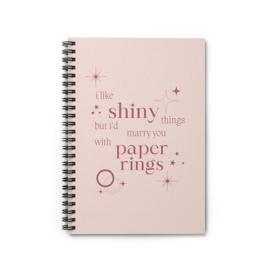 Taylor Swift Paper Rings Spiral Notebook