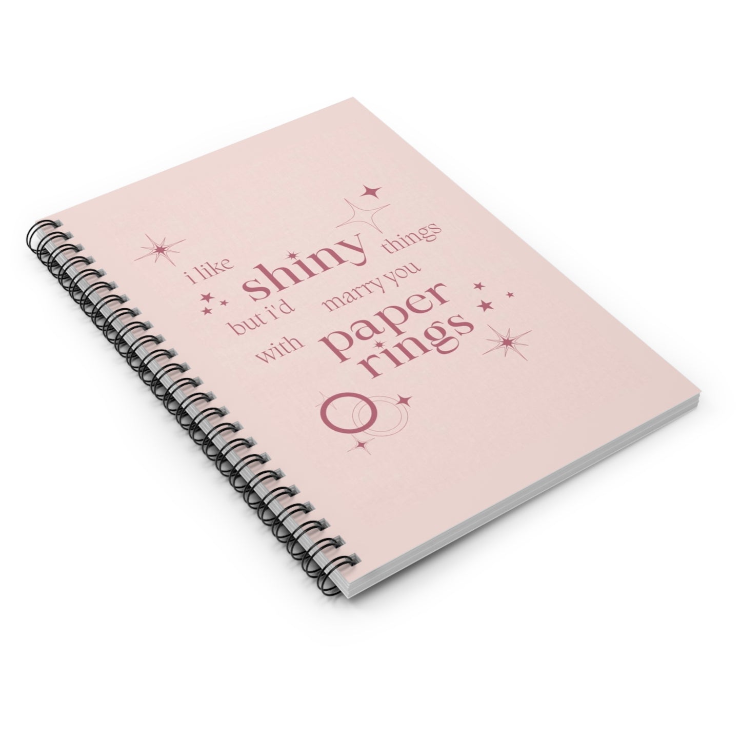 Taylor Swift Paper Rings Spiral Notebook