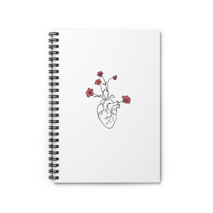 Heart in Bloom Spiral Notebook