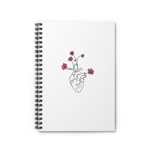 Heart in Bloom Spiral Notebook