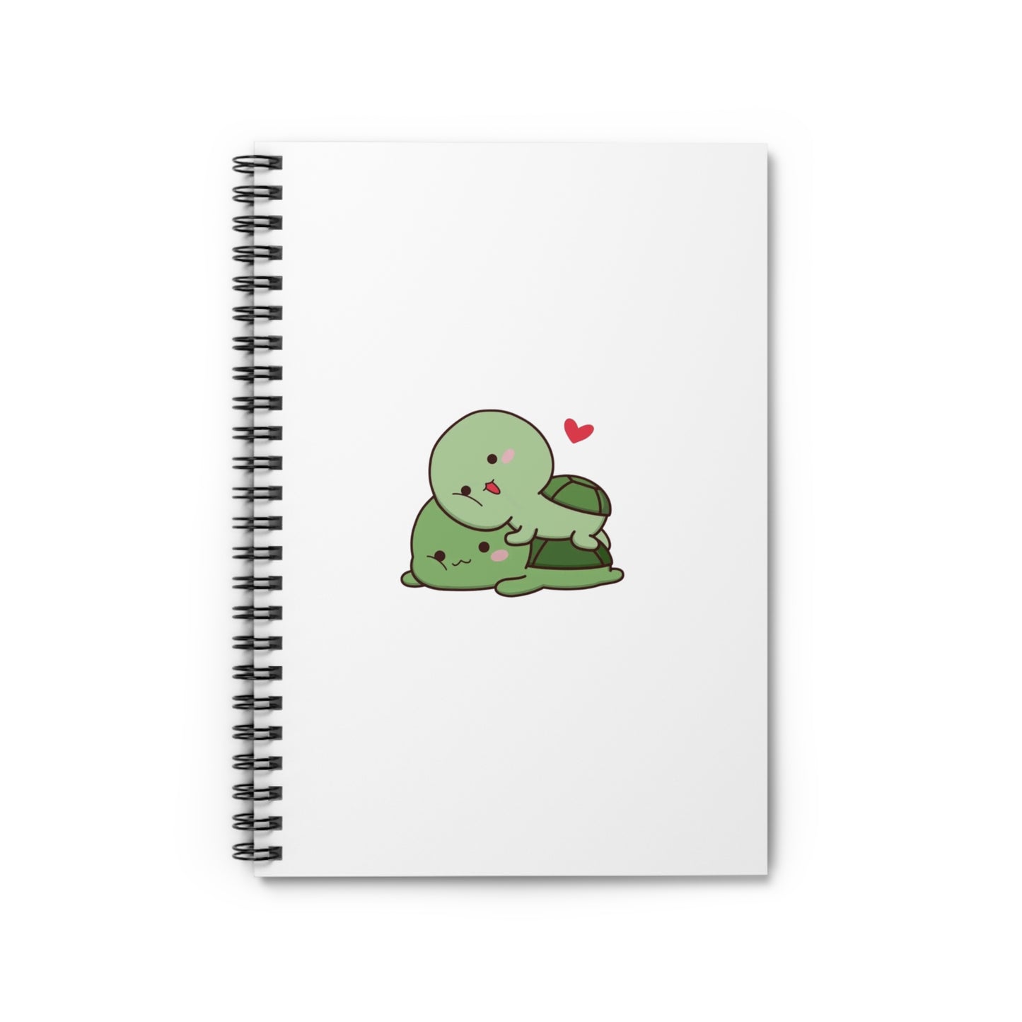 Cuddling Turtles Spiral Notebook