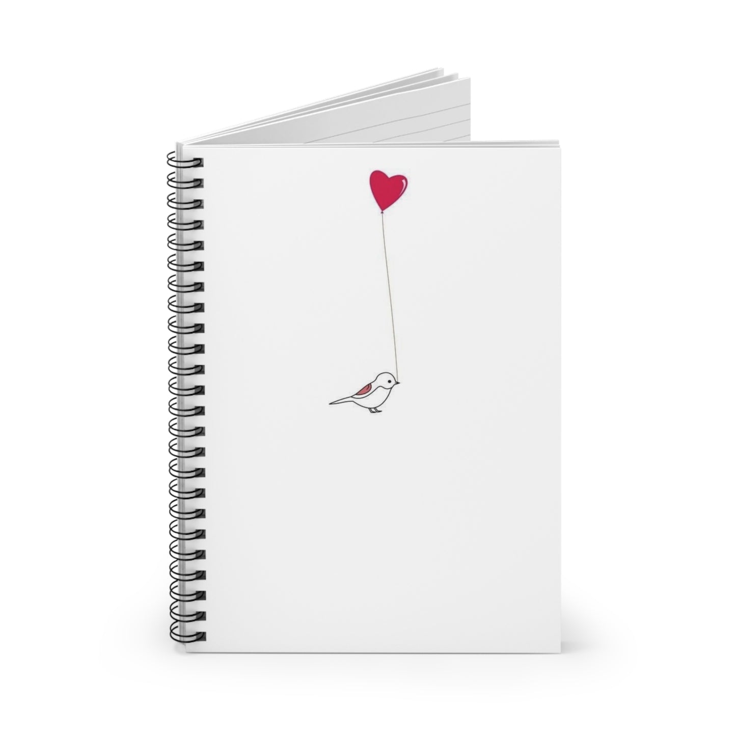 Bird & Balloon Spiral Notebook