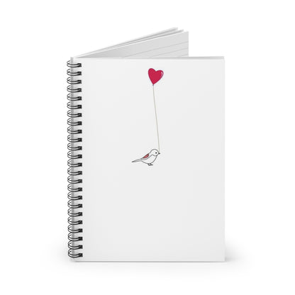 Bird & Balloon Spiral Notebook