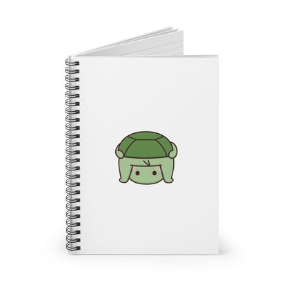 Upside-Down Turtle Spiral Notebook
