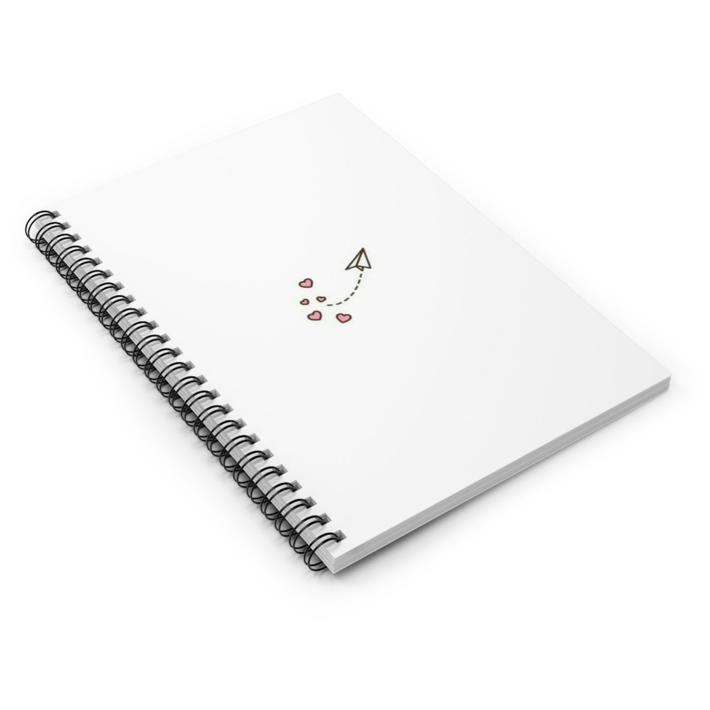 Paper Plane Spiral Notebook