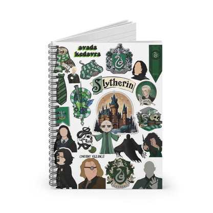 Harry Potter Slytherin Spiral Notebook