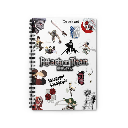 Attack on Titan Spiral Notebook