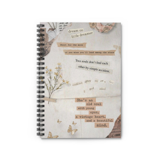 Aesthetic  Vintage Spiral Notebook III