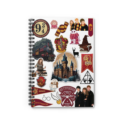 Harry Potter Gryffindor Spiral Notebook