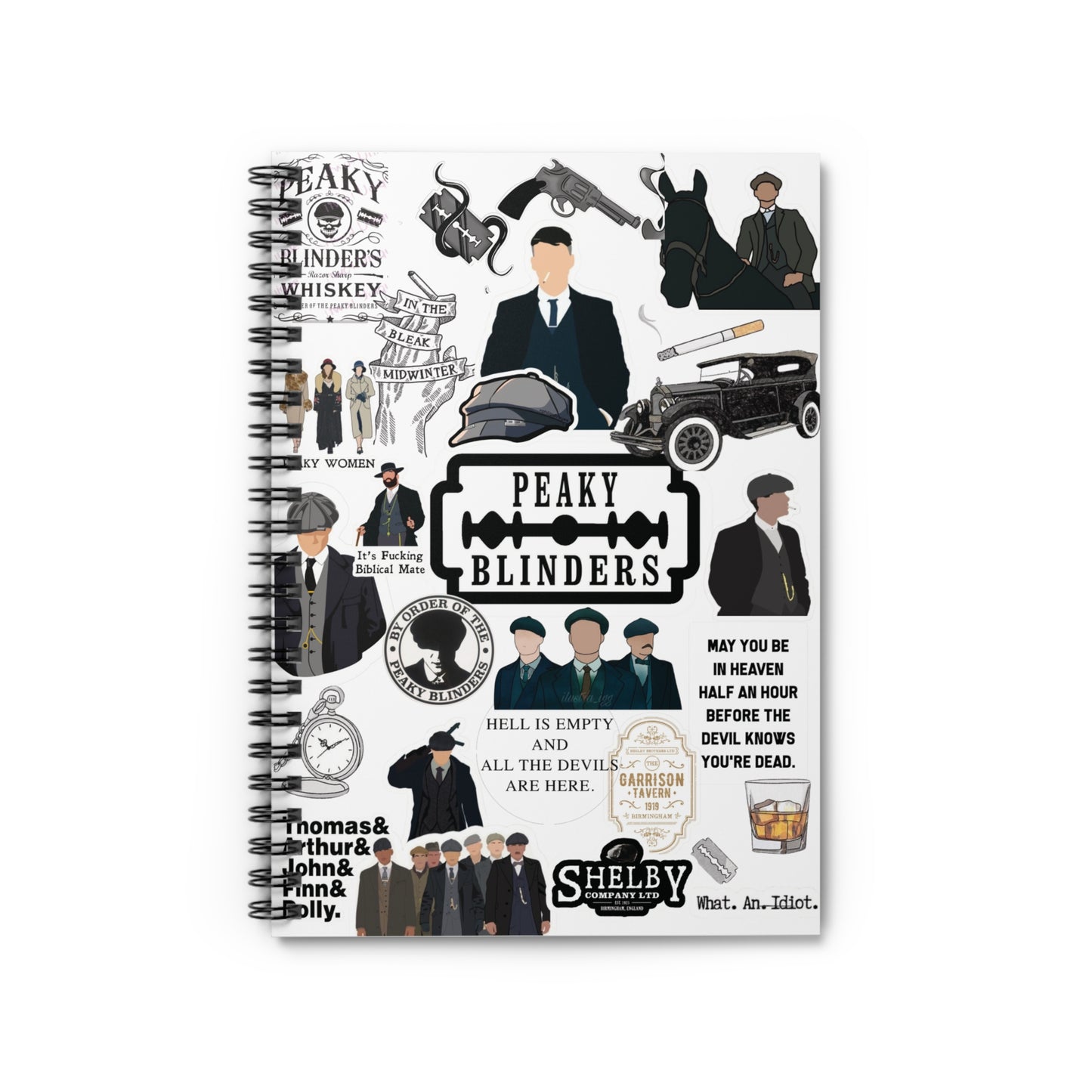 Peaky Blinders Spiral Notebook