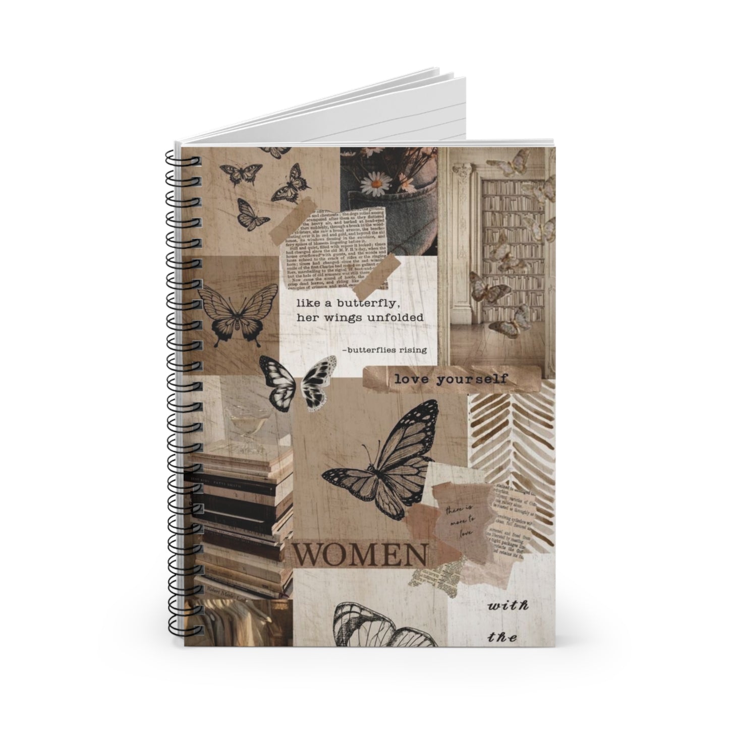 Aesthetic Vintage Spiral Notebook IV