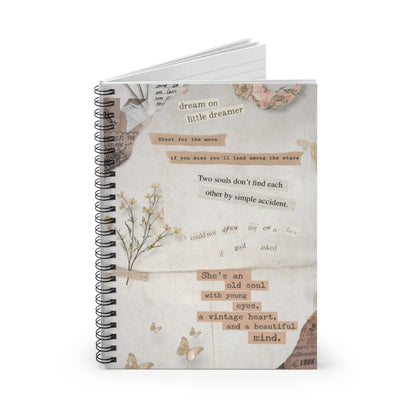 Aesthetic  Vintage Spiral Notebook III