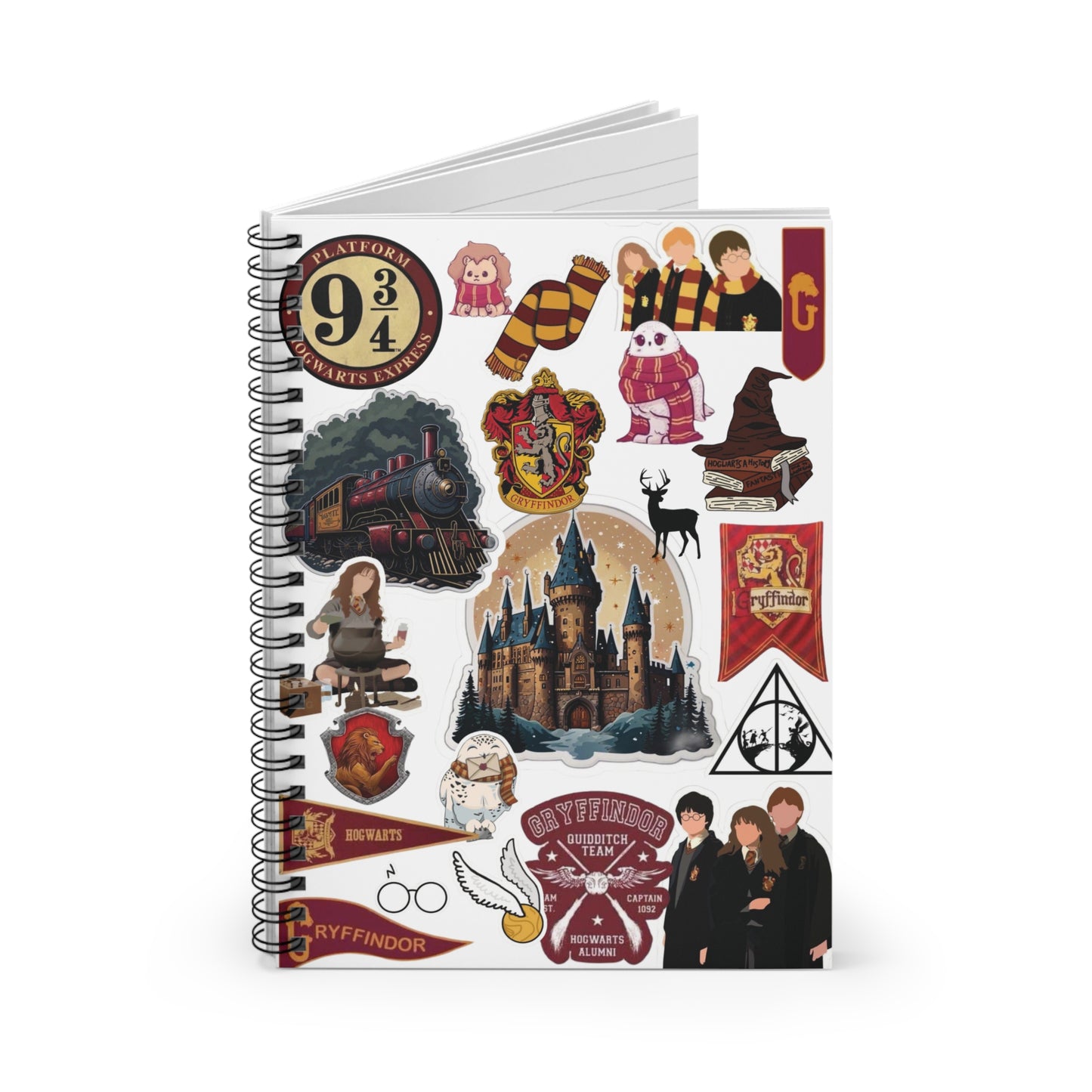Harry Potter Gryffindor Spiral Notebook