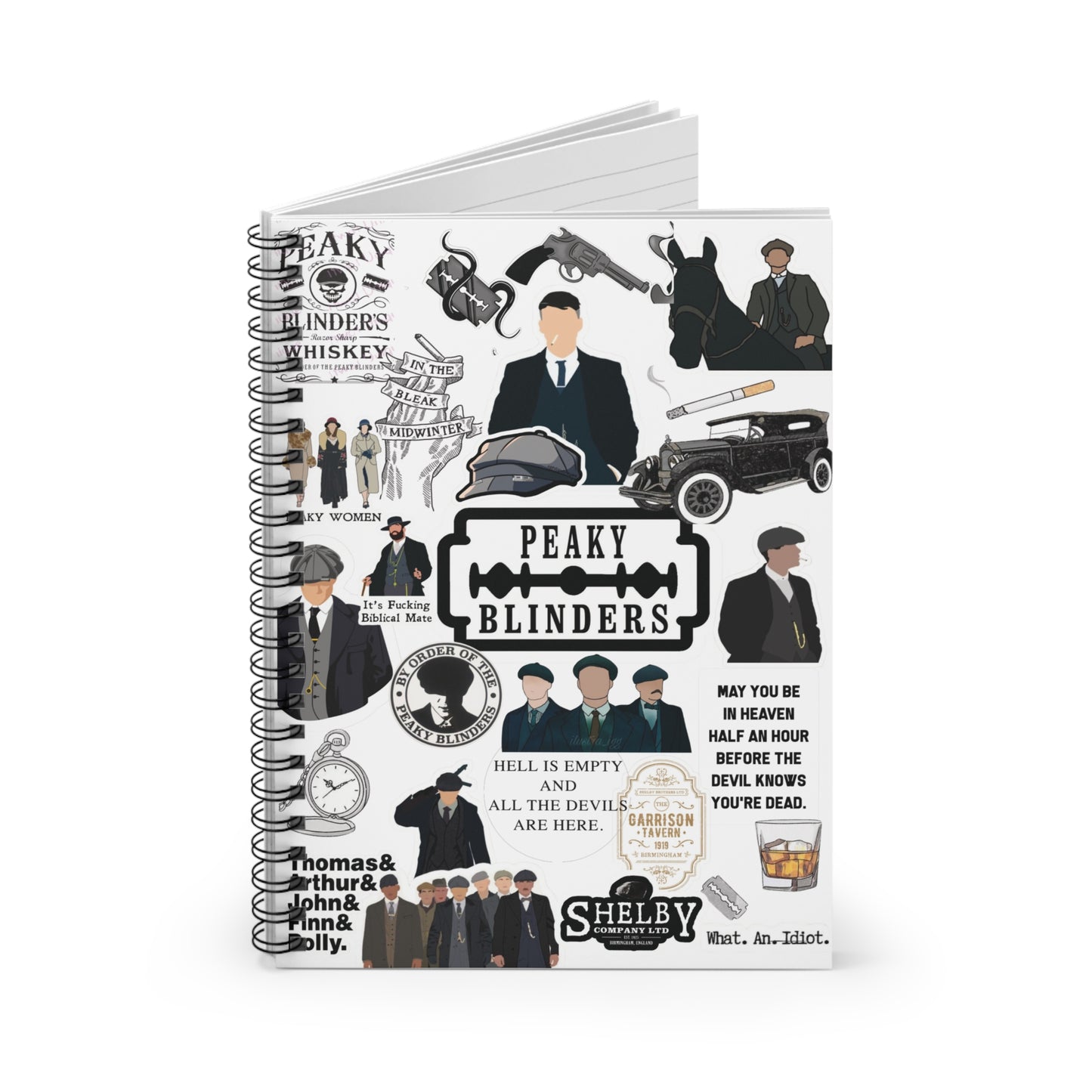 Peaky Blinders Spiral Notebook