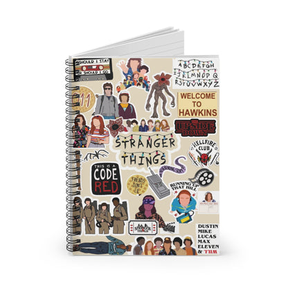 Stranger Things Spiral Notebook