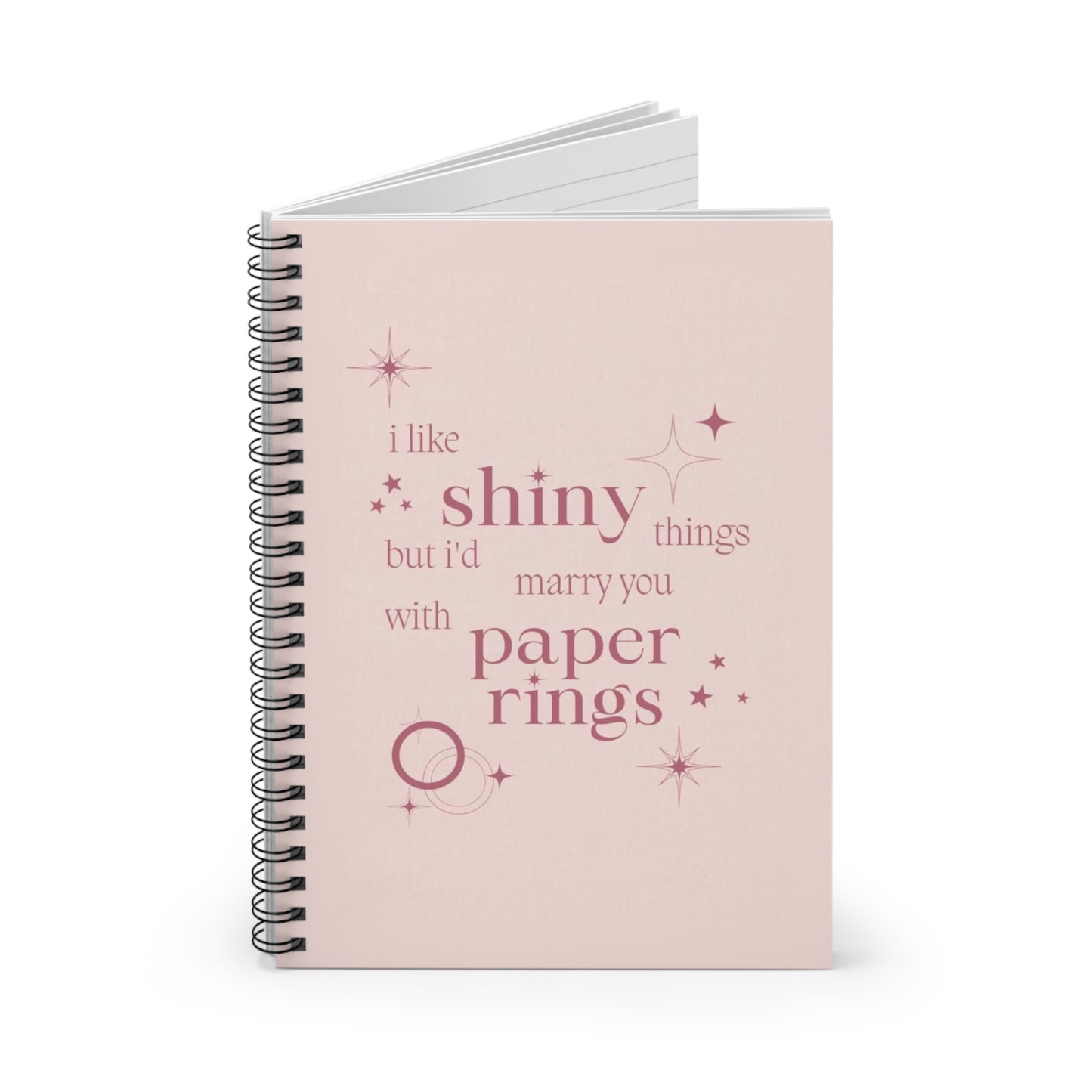 Taylor Swift Paper Rings Spiral Notebook