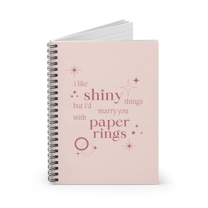 Taylor Swift Paper Rings Spiral Notebook