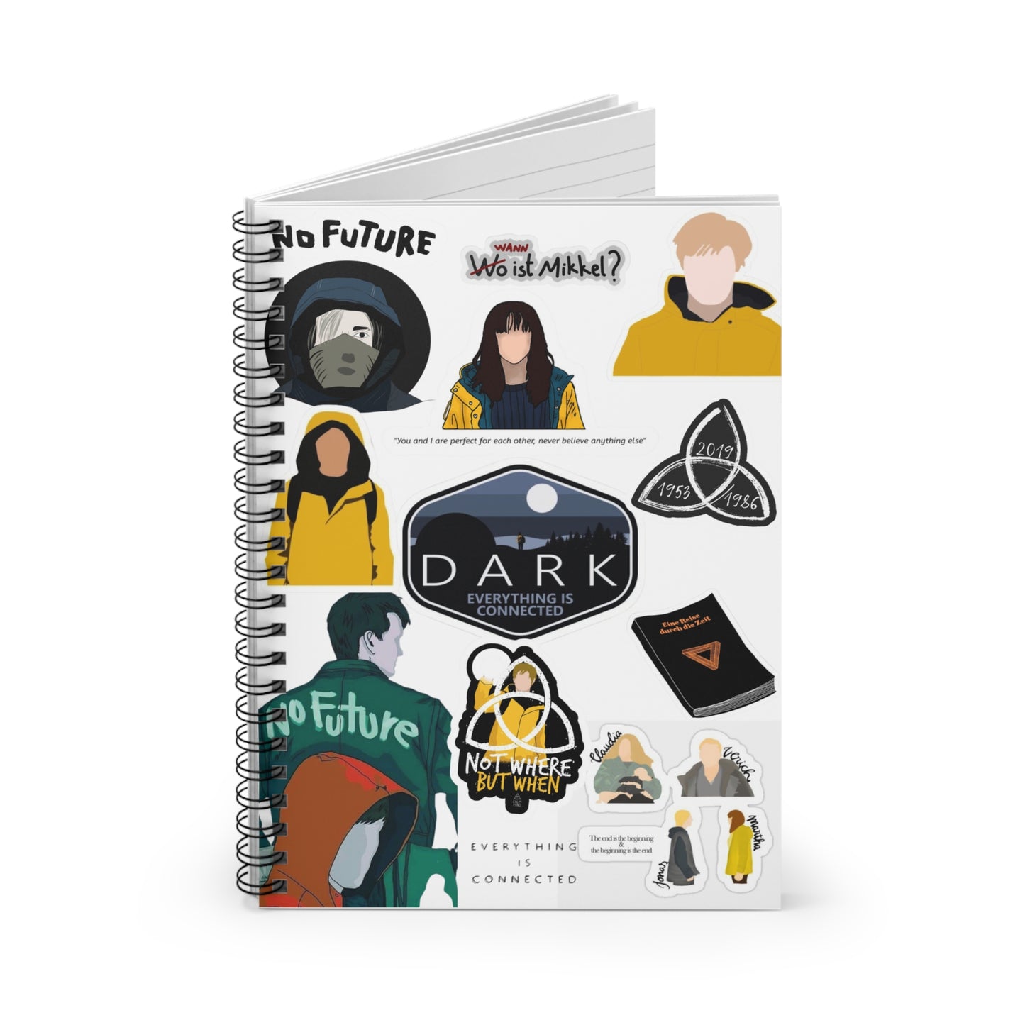 Dark Spiral Notebook