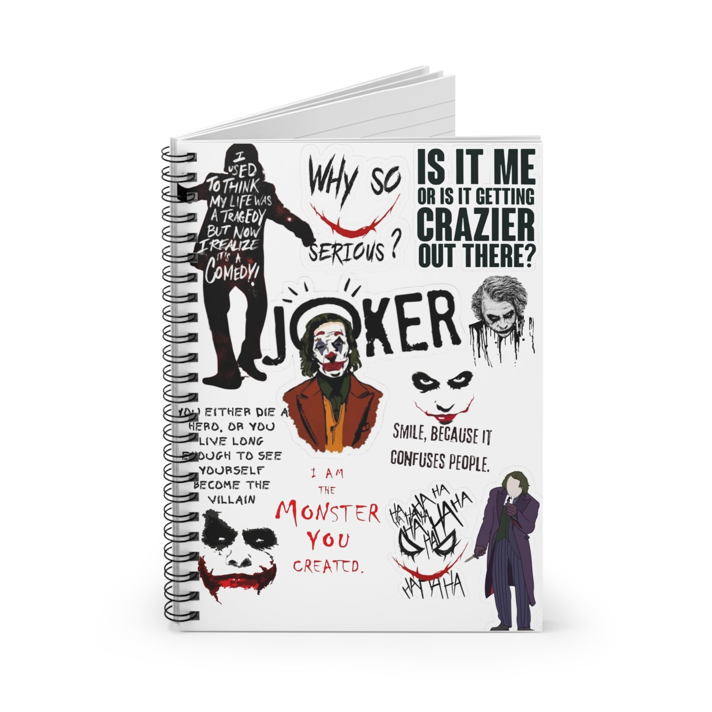 Joker Spiral Notebook