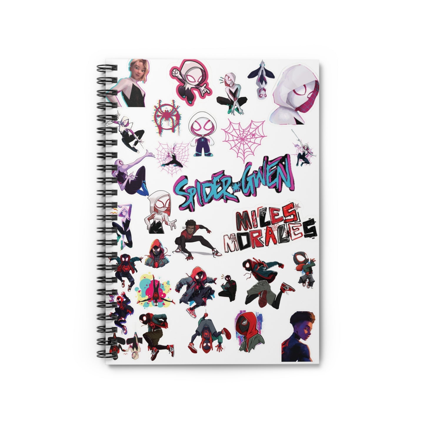 Spider Gwen X Miles Morals Spiral Notebook