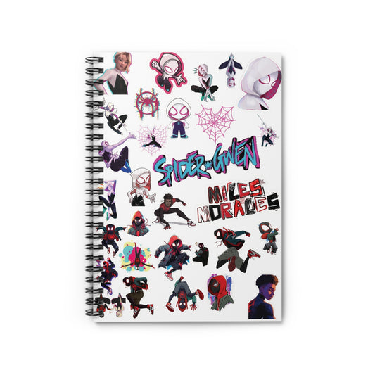 Spider Gwen X Miles Morals Spiral Notebook