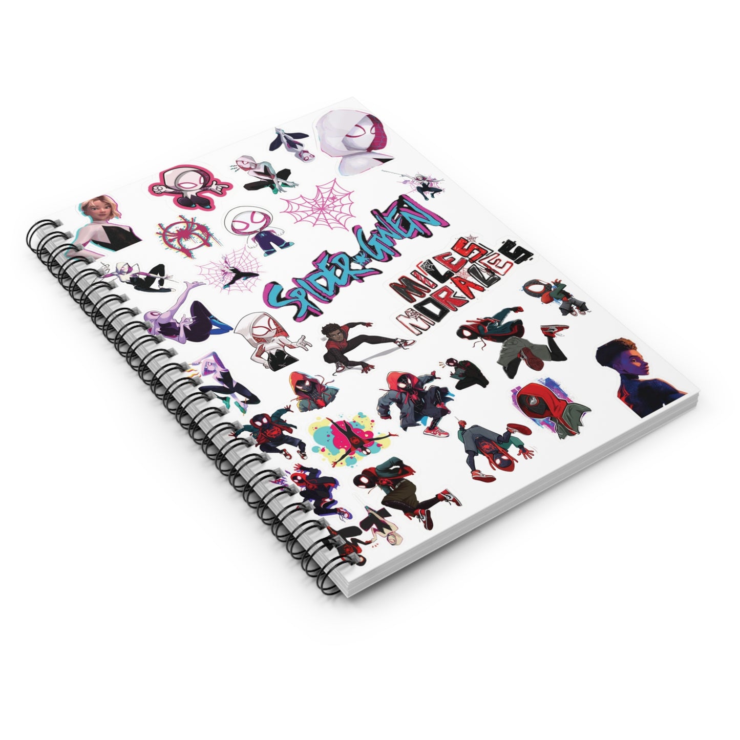 Spider Gwen X Miles Morals Spiral Notebook