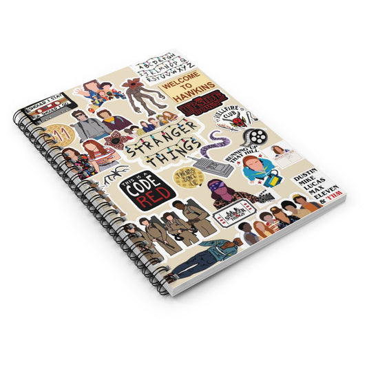 Stranger Things Spiral Notebook