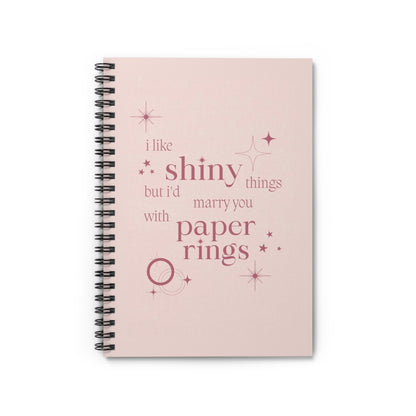 Taylor Swift Paper Rings Spiral Notebook